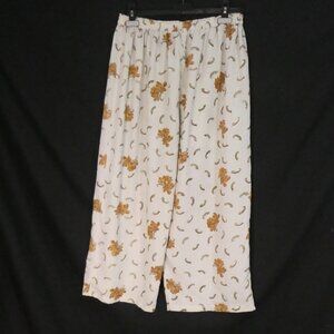 Handmade Floral Print Lounge / Pajama Pants | 13 inch waist, measured